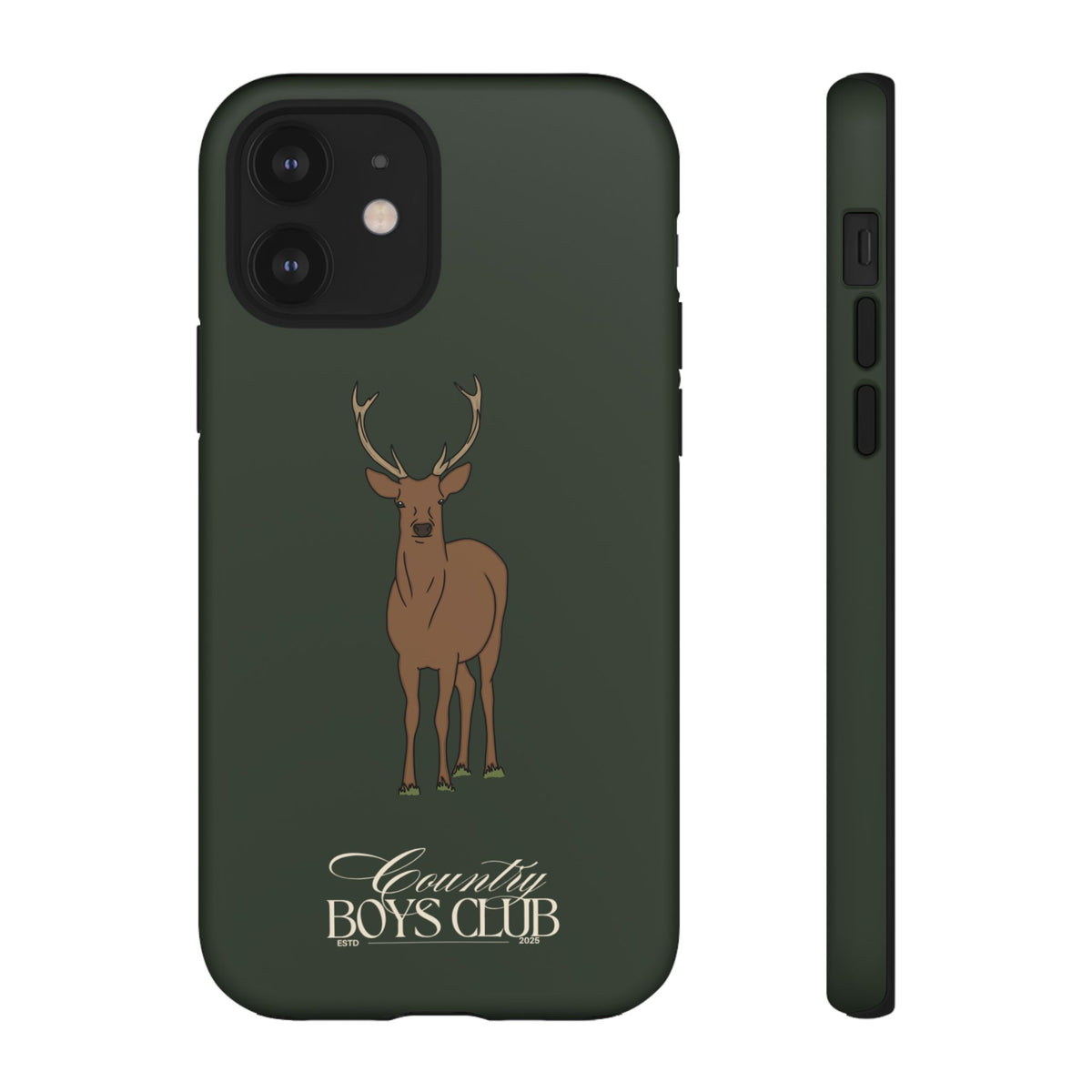 Field Green 'Country Boys Club Stag' Case  | CGC x Country Cases