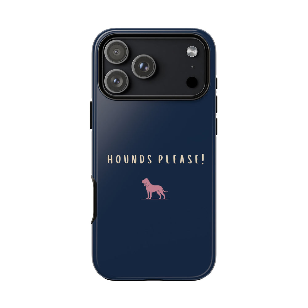 Navy & Pink 'Hounds Please' Case