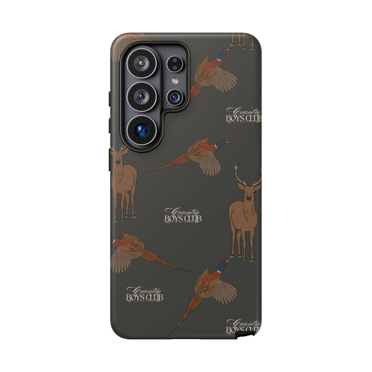 Charcoal 'Boys Stags & Pheasants' Case  | CBC x Country Cases