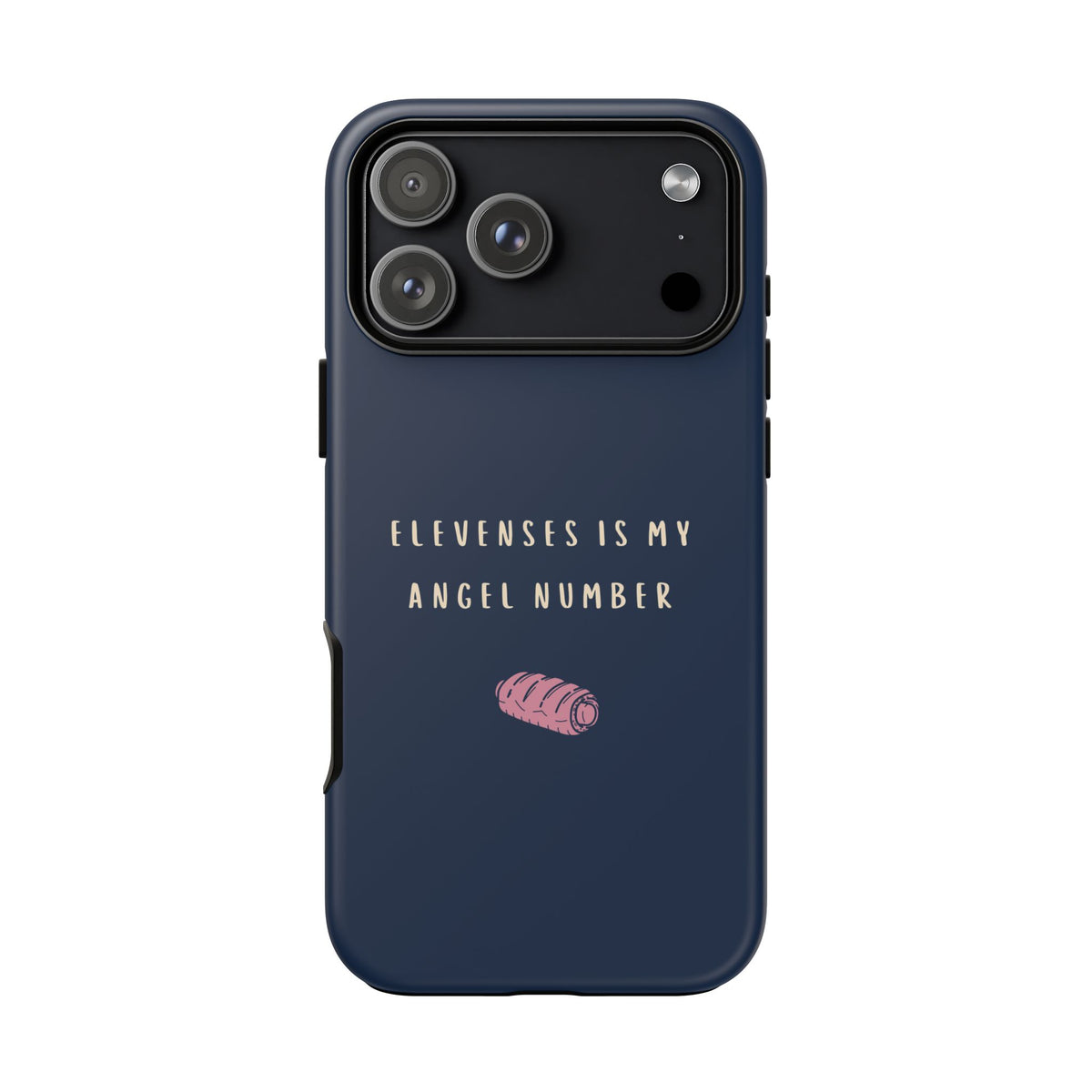 Navy & Pink 'Elevenses Is My Angel Number' Case