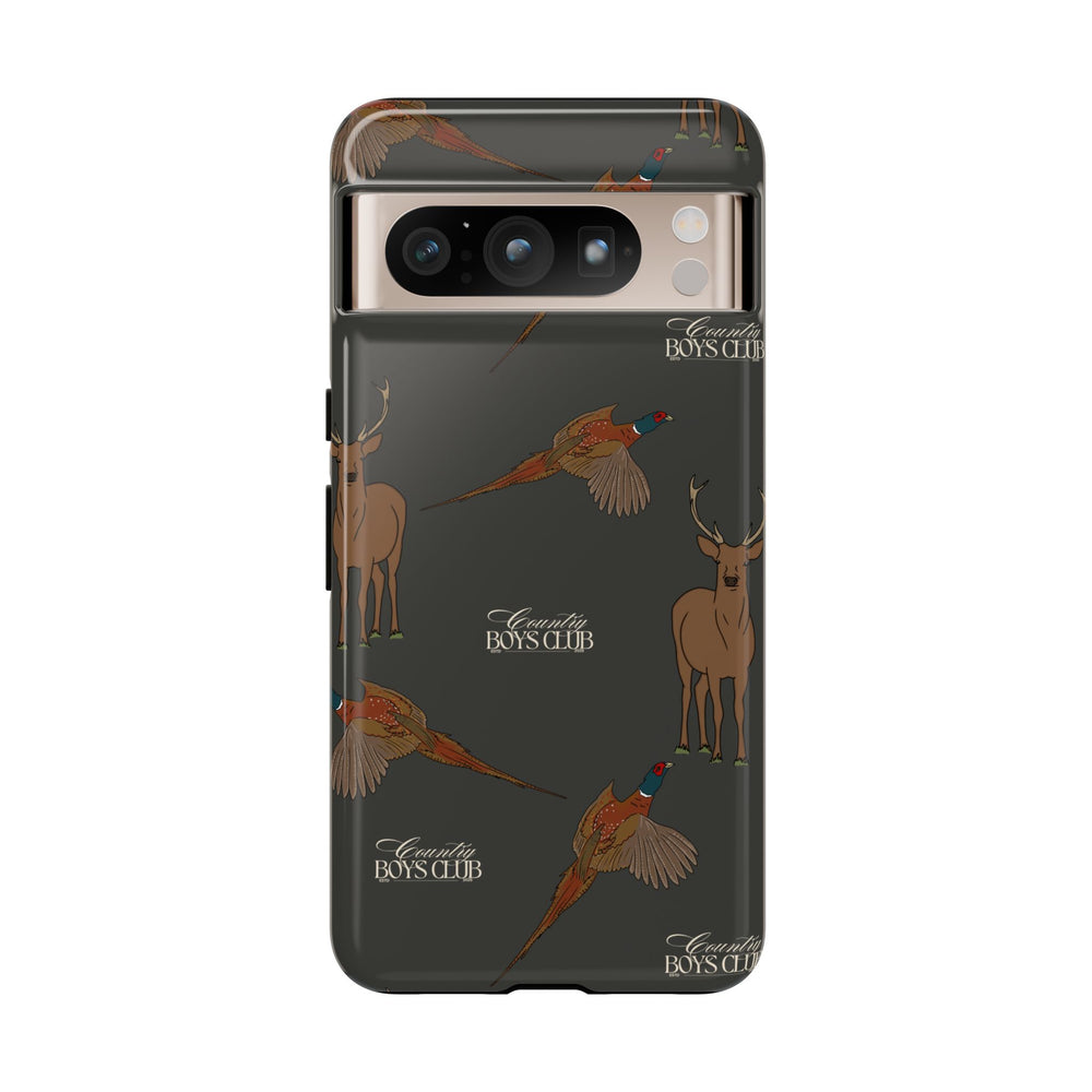 Charcoal 'Boys Stags & Pheasants' Case  | CBC x Country Cases
