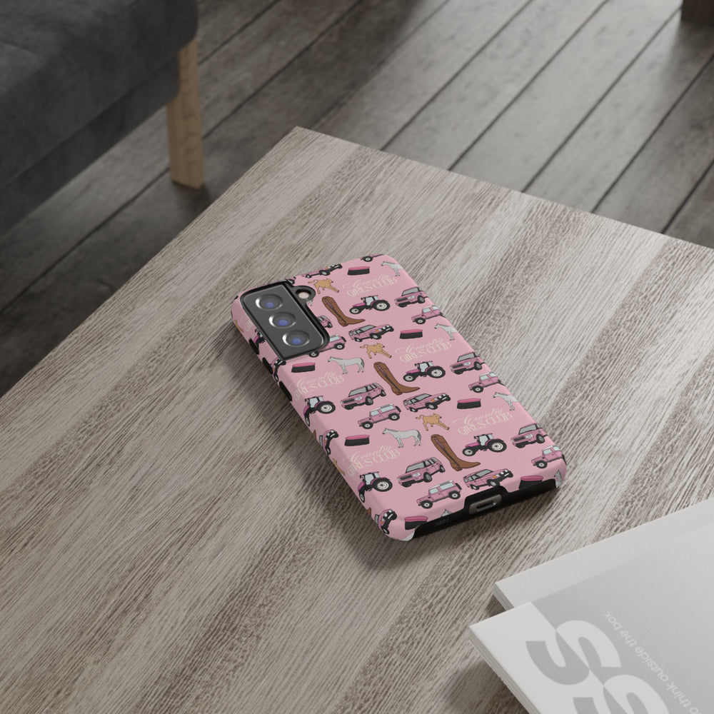 Pink Country Girls Club x Country Cases Android Phone Case