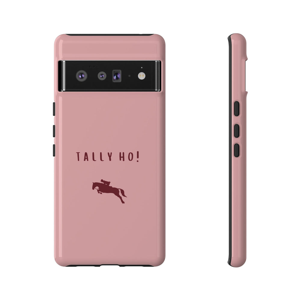 Pink & Burgundy 'Tally Ho!' (Horse) Case