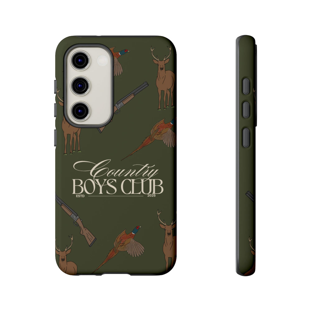 Forest Green Boys Love Guns Case  | CGC x Country Cases