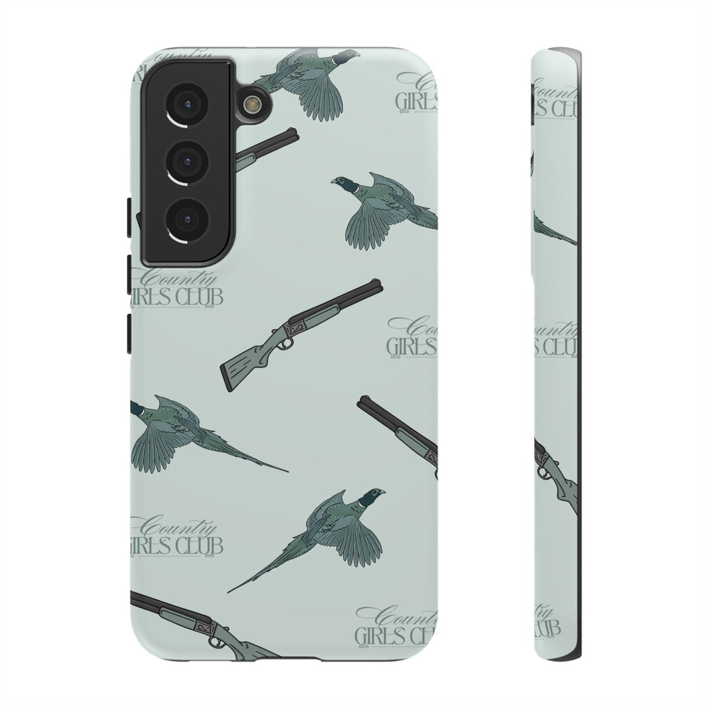 Blue 'Girls Pheasants & Shotguns' Case  | CGC x Country Cases