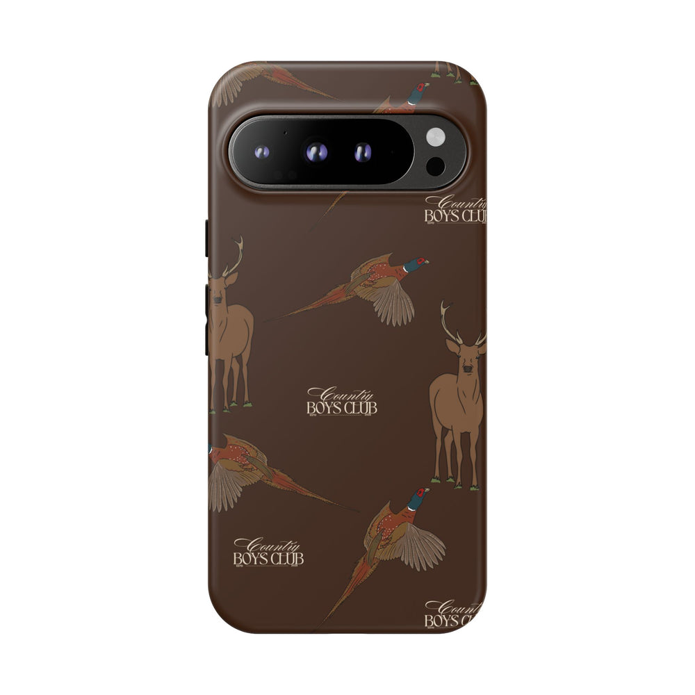 Chestnut Brown 'Boys Stags & Pheasants' Case  | CBC x Country Cases