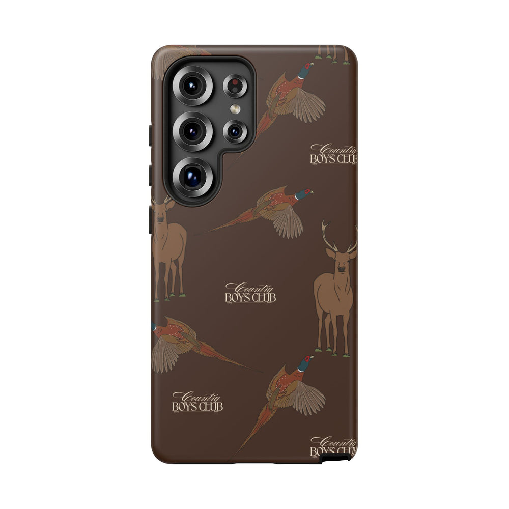 Chestnut Brown 'Boys Stags & Pheasants' Case  | CBC x Country Cases