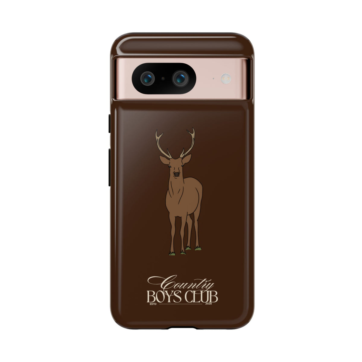 Chestnut Brown 'Country Boys Club Deer' Case  | CBC x Country Cases