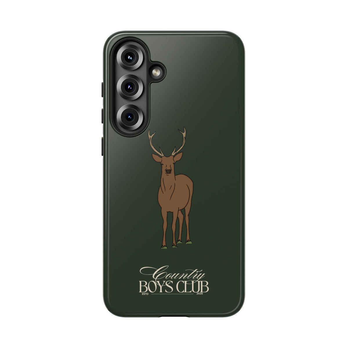 Field Green 'Country Boys Club Stag' Case  | CGC x Country Cases