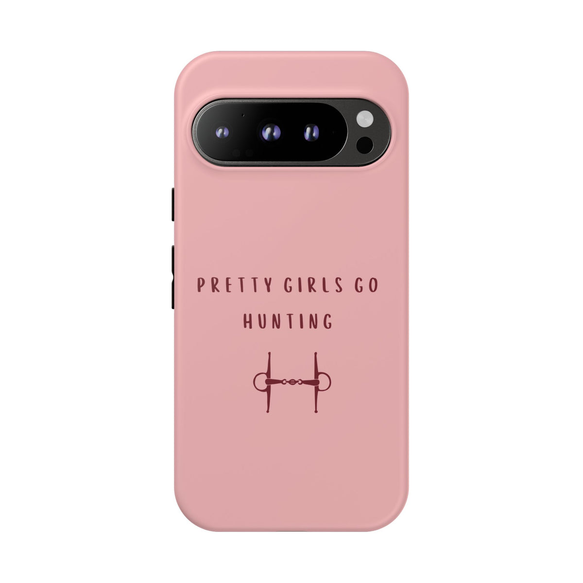 Pink & Burgundy 'Pretty Girls Go Hunting' (Snaffle)