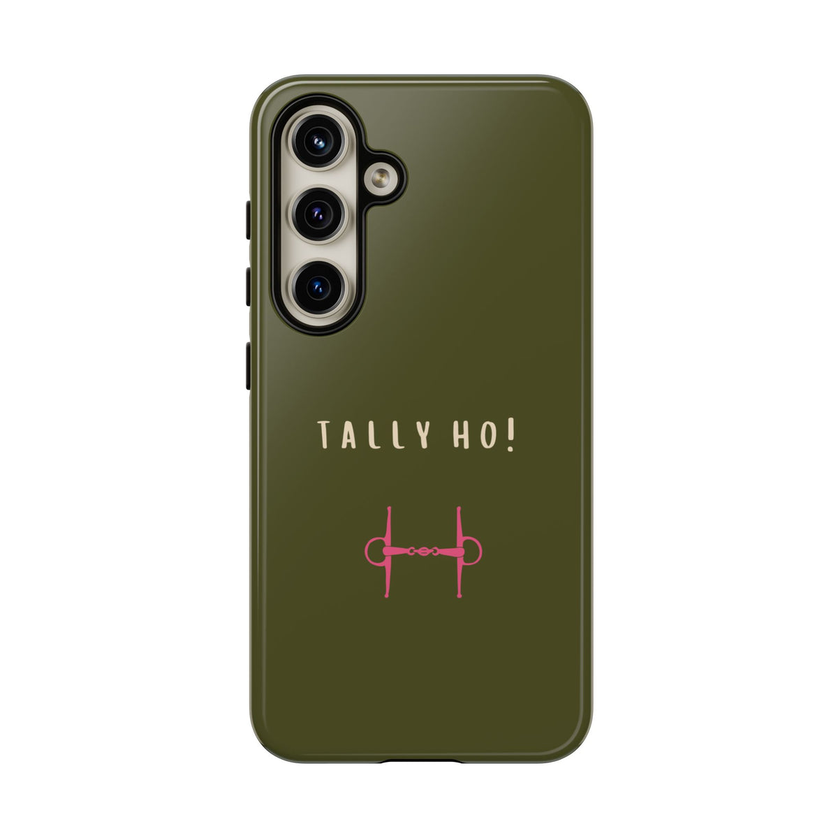 Green & Pink 'Tally Ho!' (Snaffle)