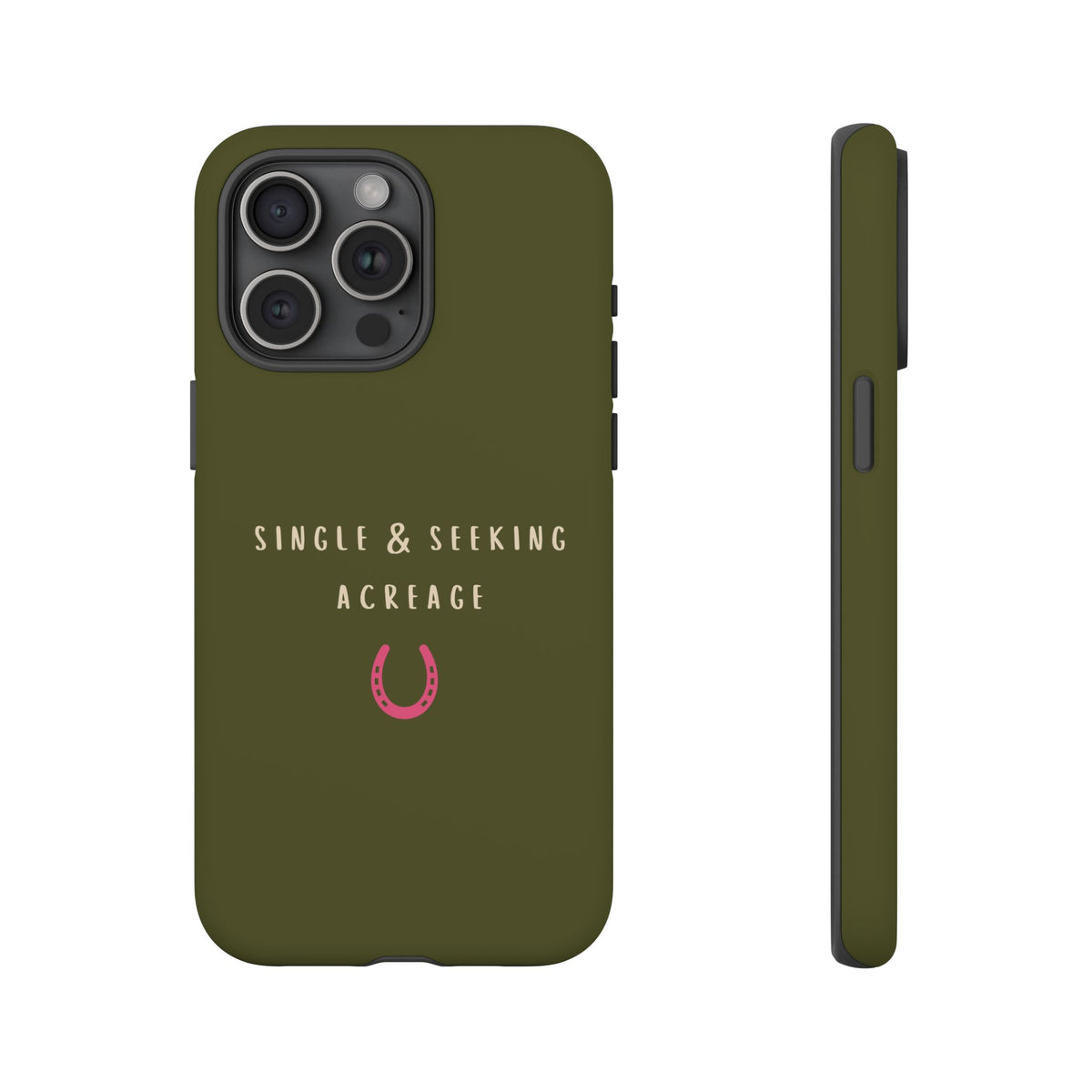 Green & Pink Single & Seeking Acreage Case
