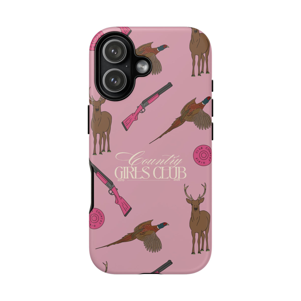 Dusty Pink Girls Love Guns Case  | CGC x Country Cases