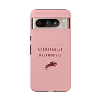 Pink & Burgundy "Chronically Overhorsed" Case