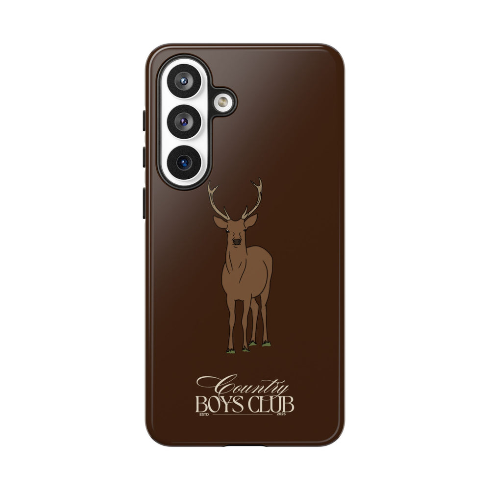Chestnut Brown 'Country Boys Club Deer' Case  | CBC x Country Cases