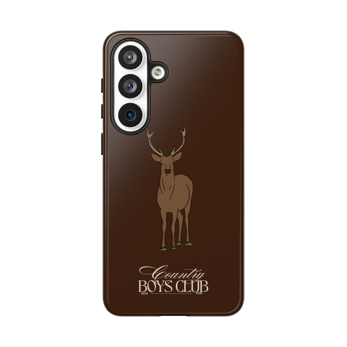 Chestnut Brown 'Country Boys Club Deer' Case  | CBC x Country Cases