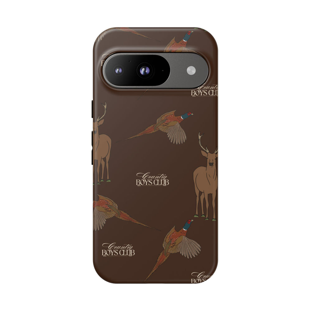 Chestnut Brown 'Boys Stags & Pheasants' Case  | CBC x Country Cases