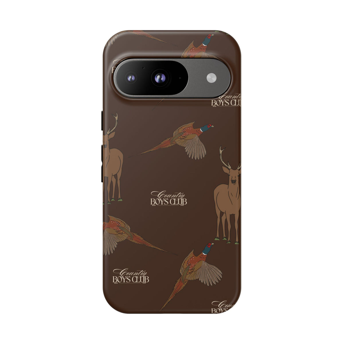 Chestnut Brown 'Boys Stags & Pheasants' Case  | CBC x Country Cases