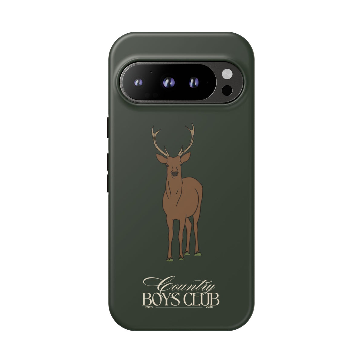 Field Green 'Country Boys Club Stag' Case  | CGC x Country Cases