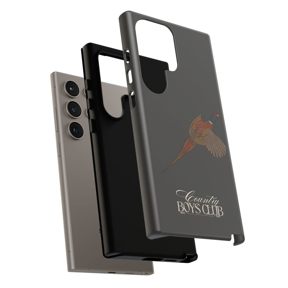 Charcoal 'Country Boys Club Pheasant' Case  | CGC x Country Cases