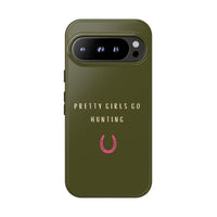 Green & Pink 'Pretty Girls Go Hunting' (Horse Shoe)