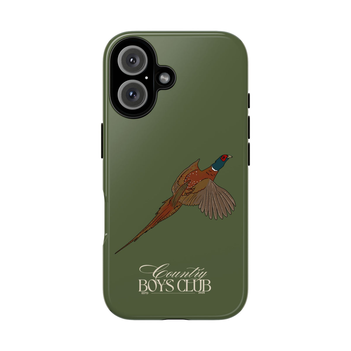 Green Country Boys Club Pheasant Case  | CGC x Country Cases