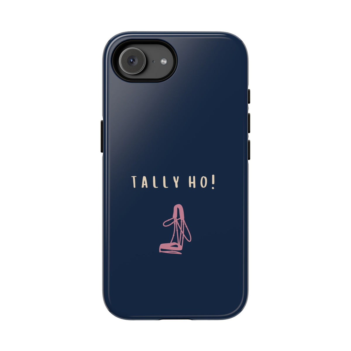 Navy & Pink 'Tally Ho!' (Bridle)