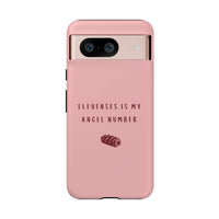 Pink & Burgundy 'Elevenses Is My Angel Number' Case