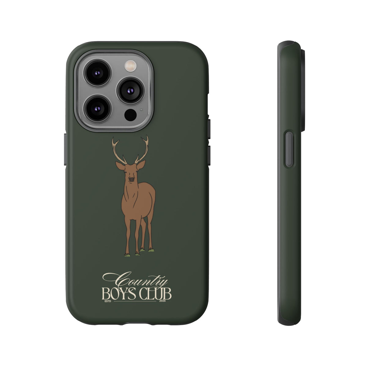 Field Green 'Country Boys Club Stag' Case  | CGC x Country Cases