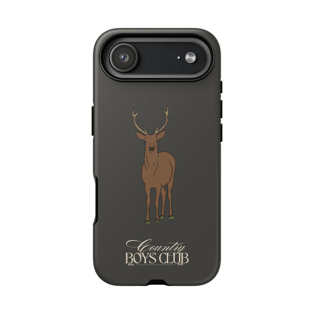 Charcoal 'Country Boys Club Stag' Case  | CGC x Country Cases