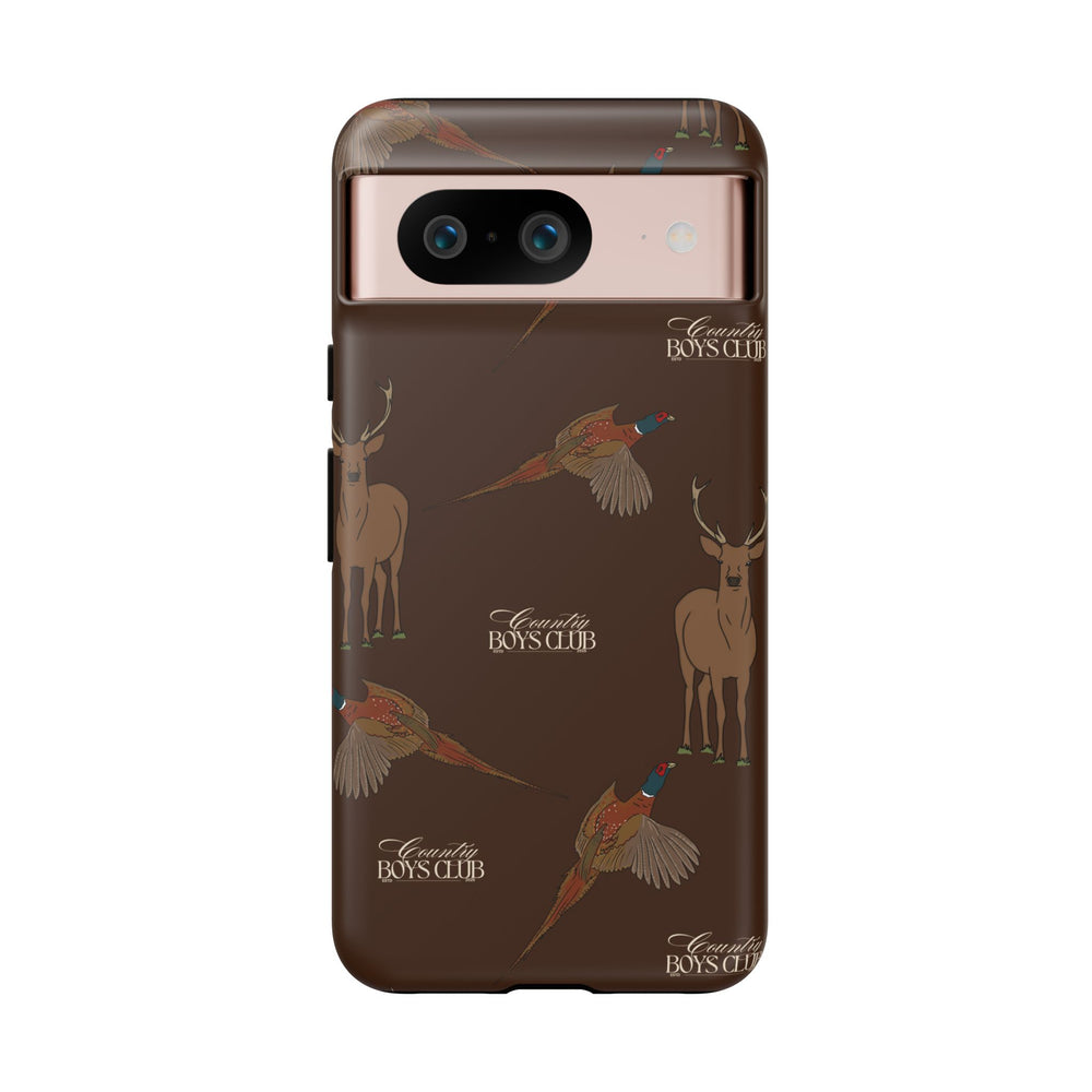 Chestnut Brown 'Boys Stags & Pheasants' Case  | CBC x Country Cases