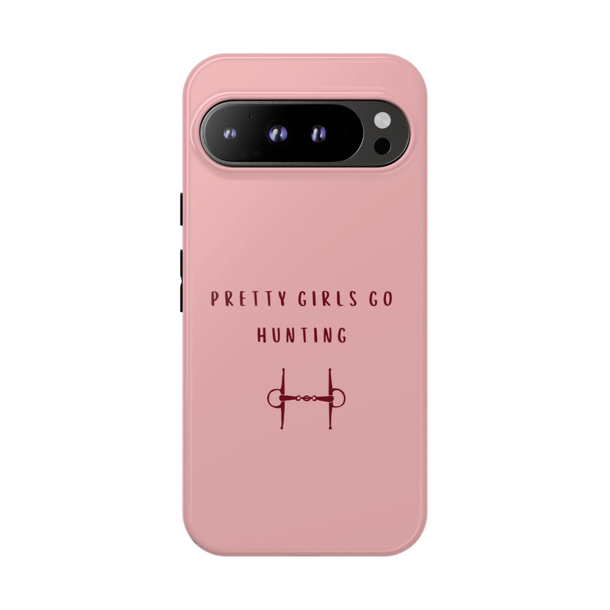 Pink & Burgundy 'Pretty Girls Go Hunting' (Snaffle)