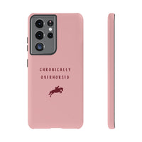 Pink & Burgundy "Chronically Overhorsed" Case