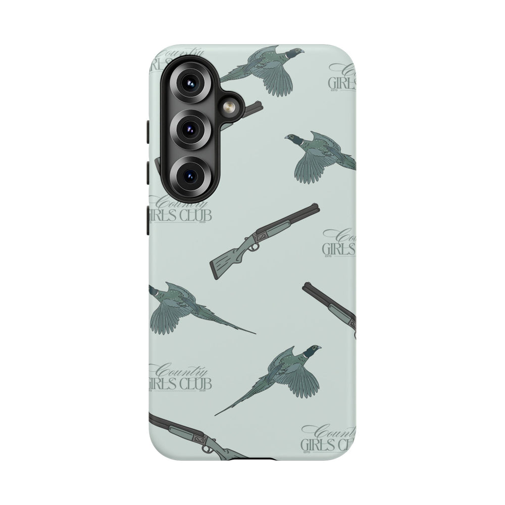 Blue 'Girls Pheasants & Shotguns' Case  | CGC x Country Cases