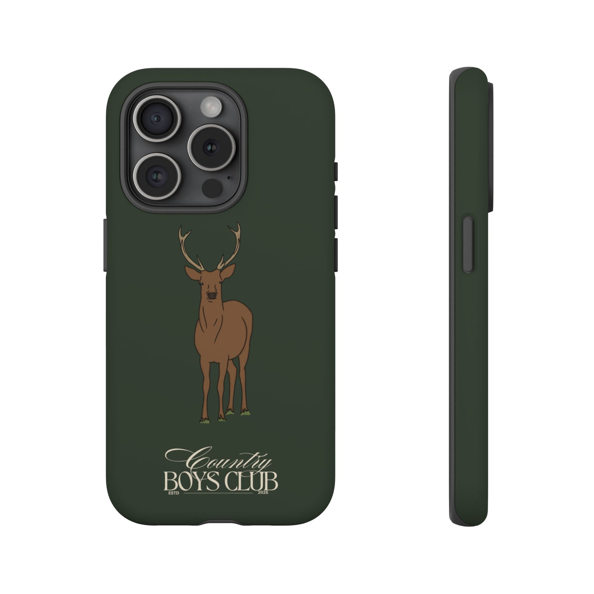 Field Green 'Country Boys Club Stag' Case  | CGC x Country Cases