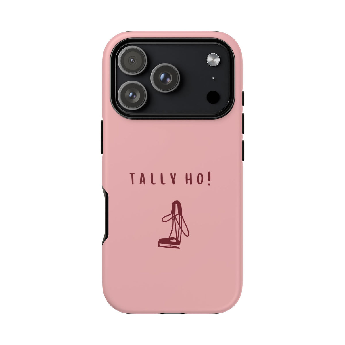 Pink & Burgundy 'Tally Ho!' (Bridle)