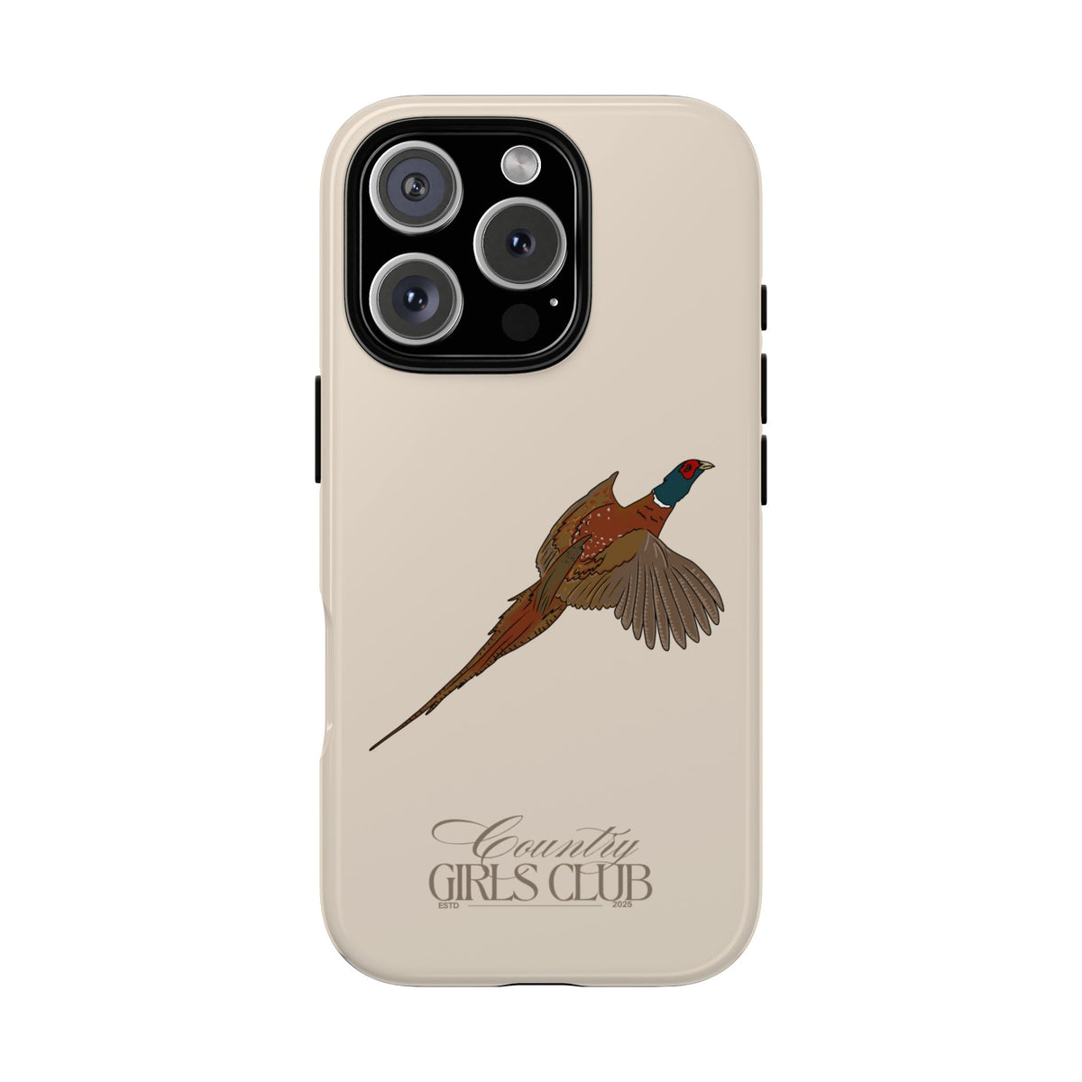 Beige 'Girls Pheasant' Case  | CGC x Country Cases