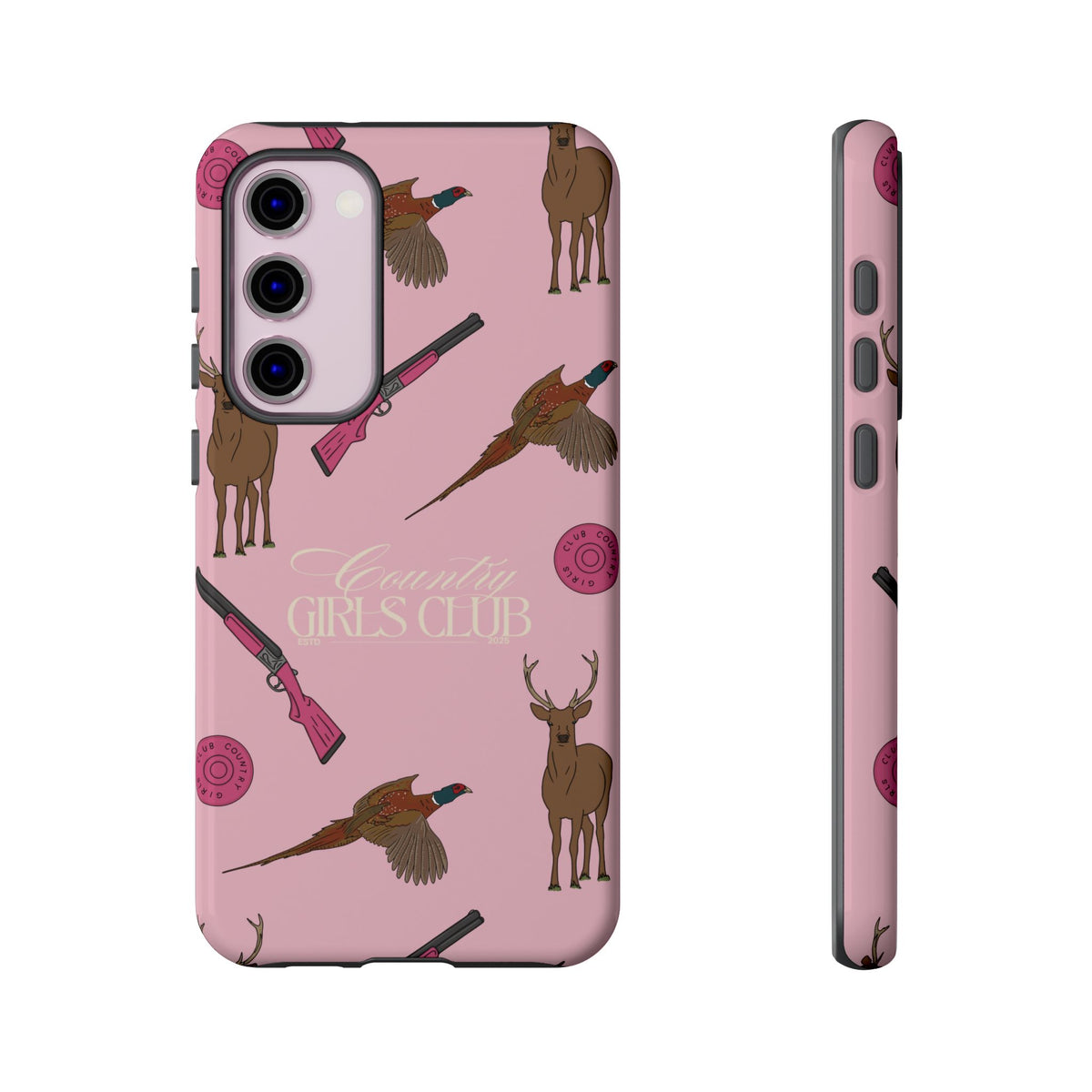 Pale Pink Girls Love Guns Case  | CGC x Country Cases