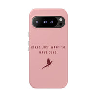Pink & Burgundy 'Girls Just Want To Have Guns' Case (Pheasant)