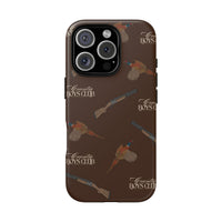 Chestnut Brown 'Boys Pheasants & Shotguns' Case  | CBC x Country Cases