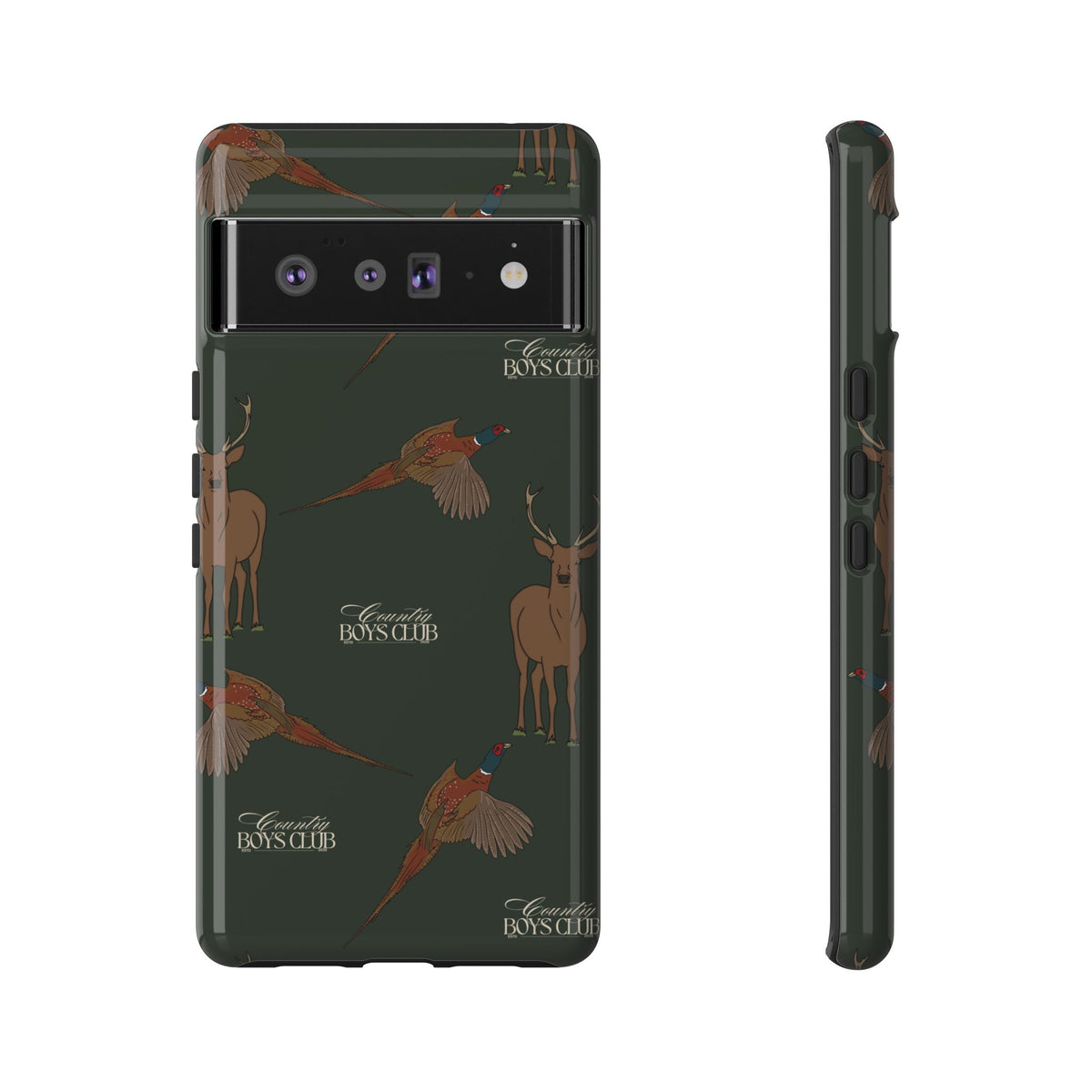 Field Green 'Boys Stags & Pheasants' Case  | CBC x Country Cases