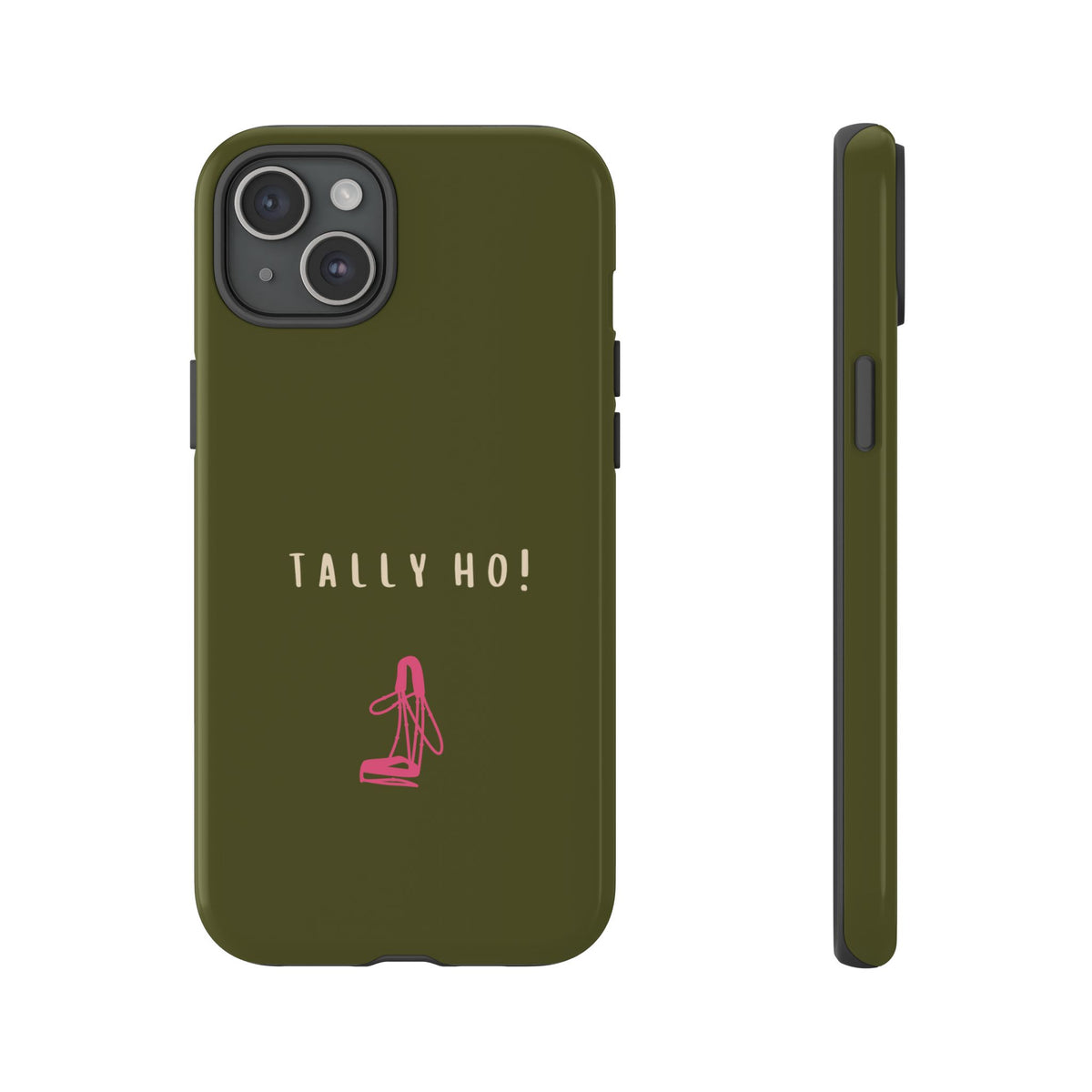 Green & Pink 'Tally Ho!' (Bridle)