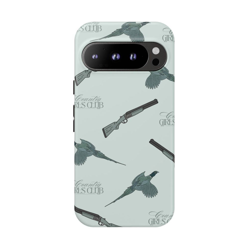 Blue 'Girls Pheasants & Shotguns' Case  | CGC x Country Cases