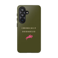 Green & Pink Chronically Overhorsed Case