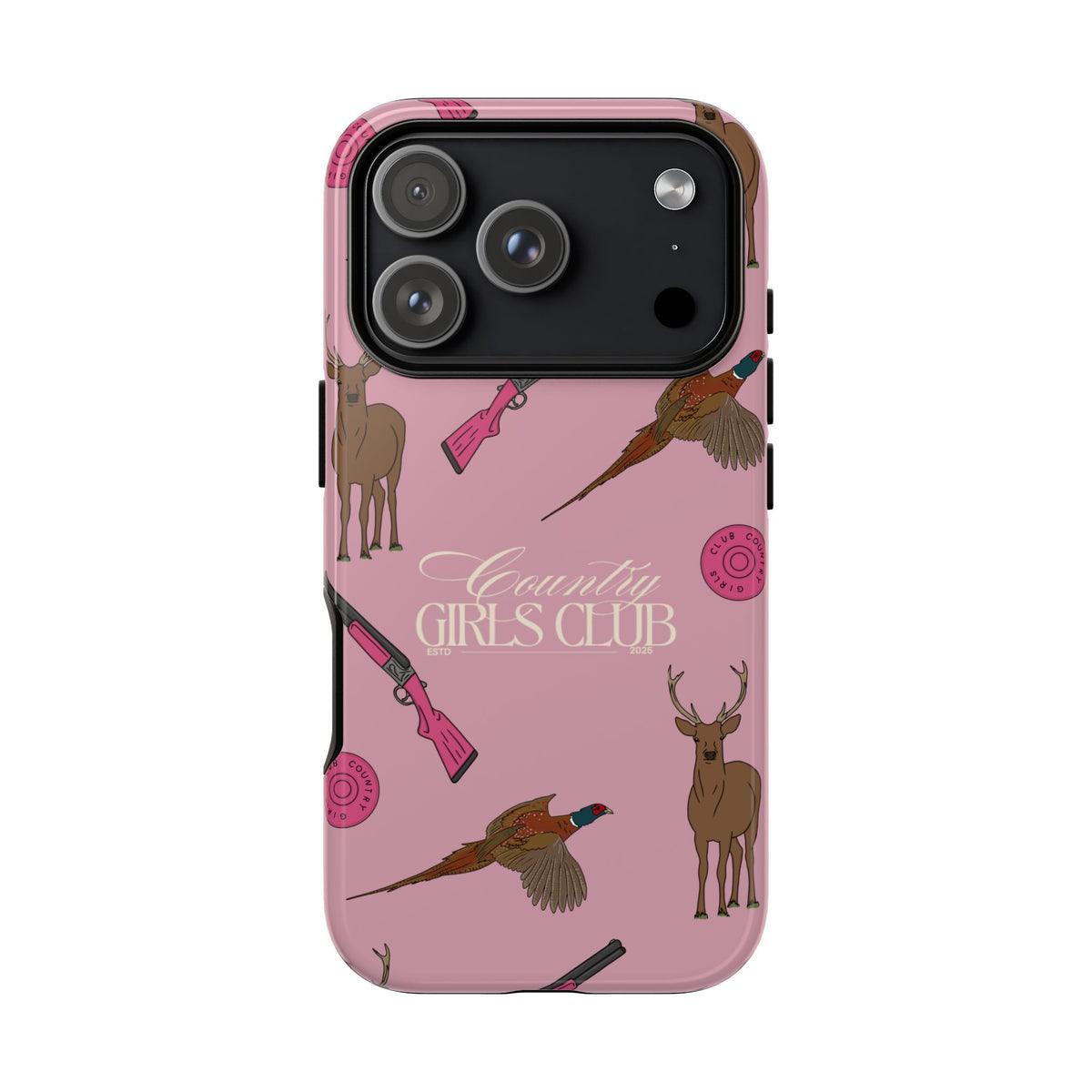 Dusty Pink Girls Love Guns Case  | CGC x Country Cases