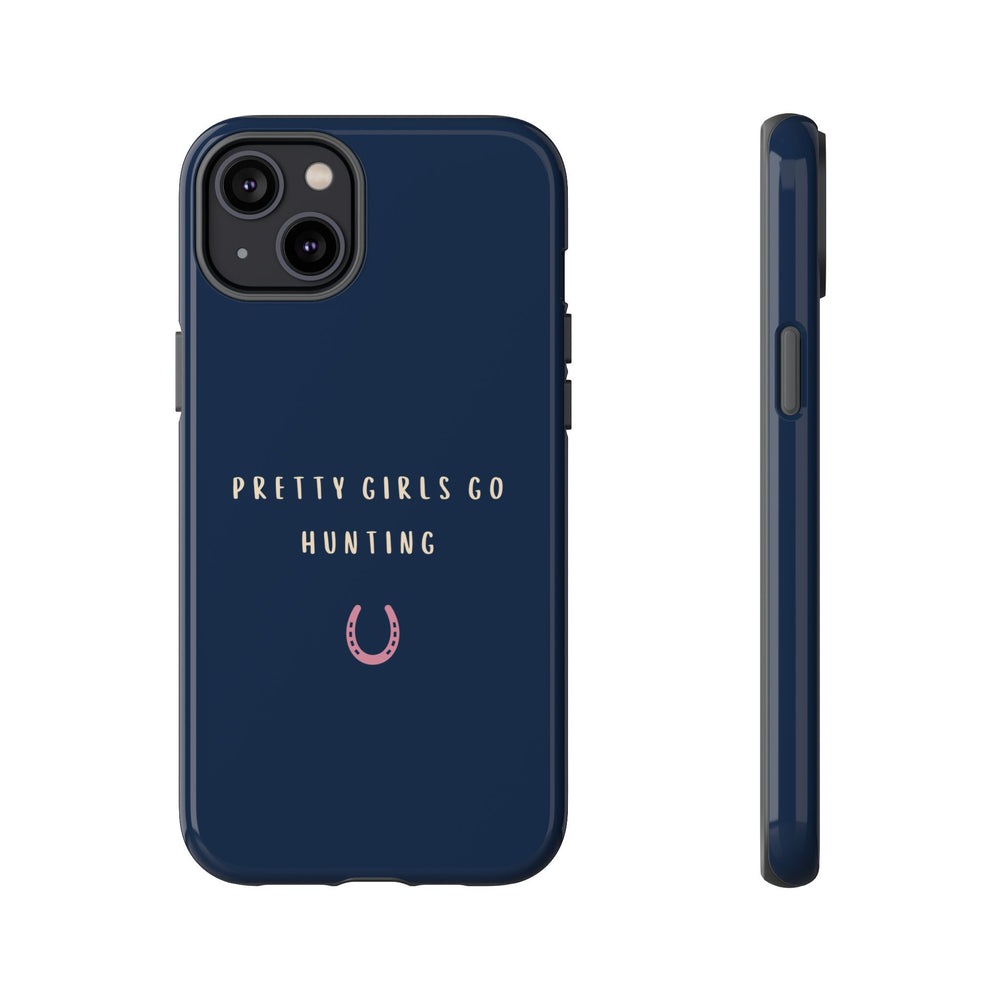 Copy of Navy & Pink 'Pretty Girls Go Hunting' (Horse Shoe)