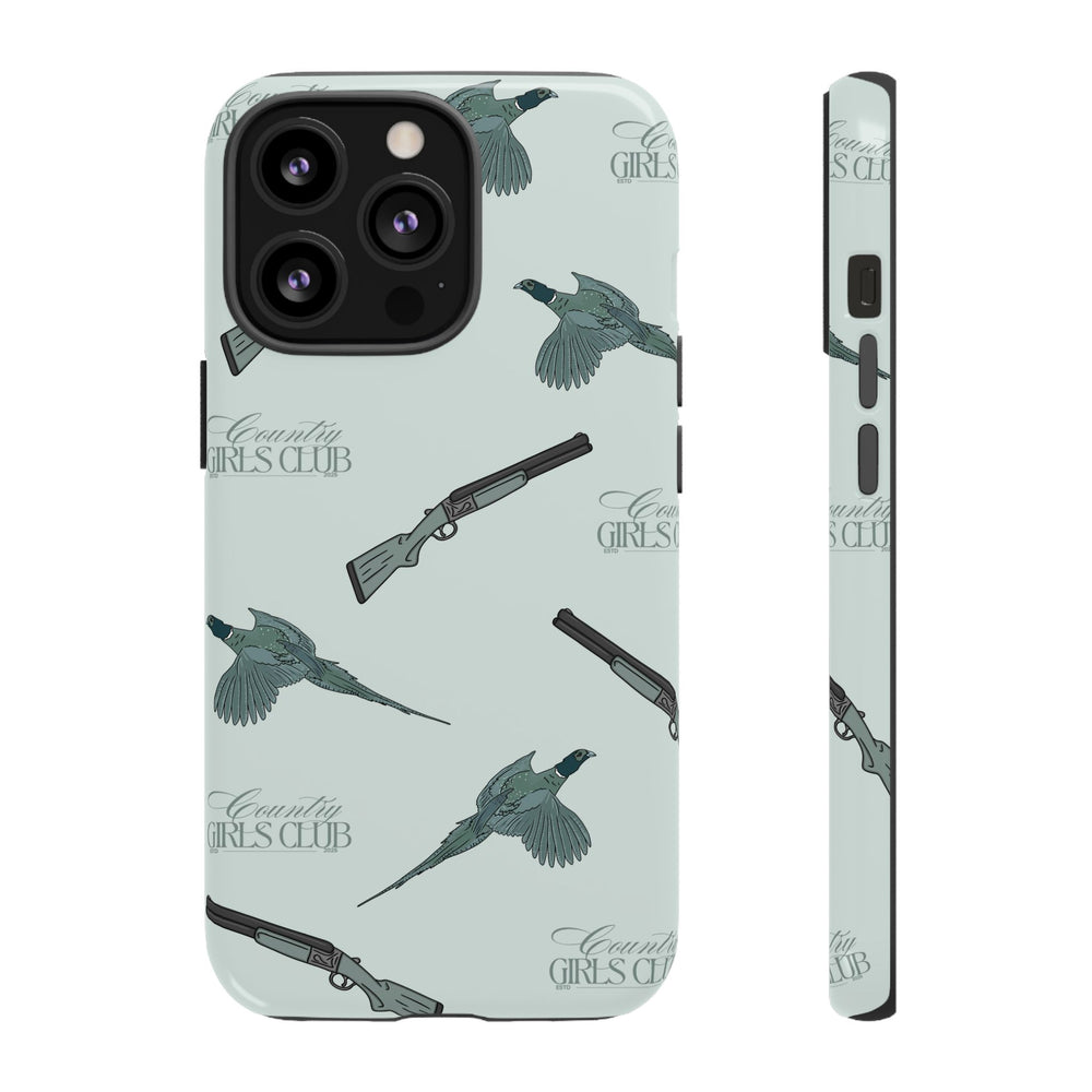 Blue 'Girls Pheasants & Shotguns' Case  | CGC x Country Cases
