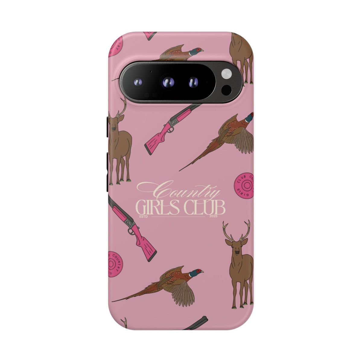 Dusty Pink Girls Love Guns Case  | CGC x Country Cases