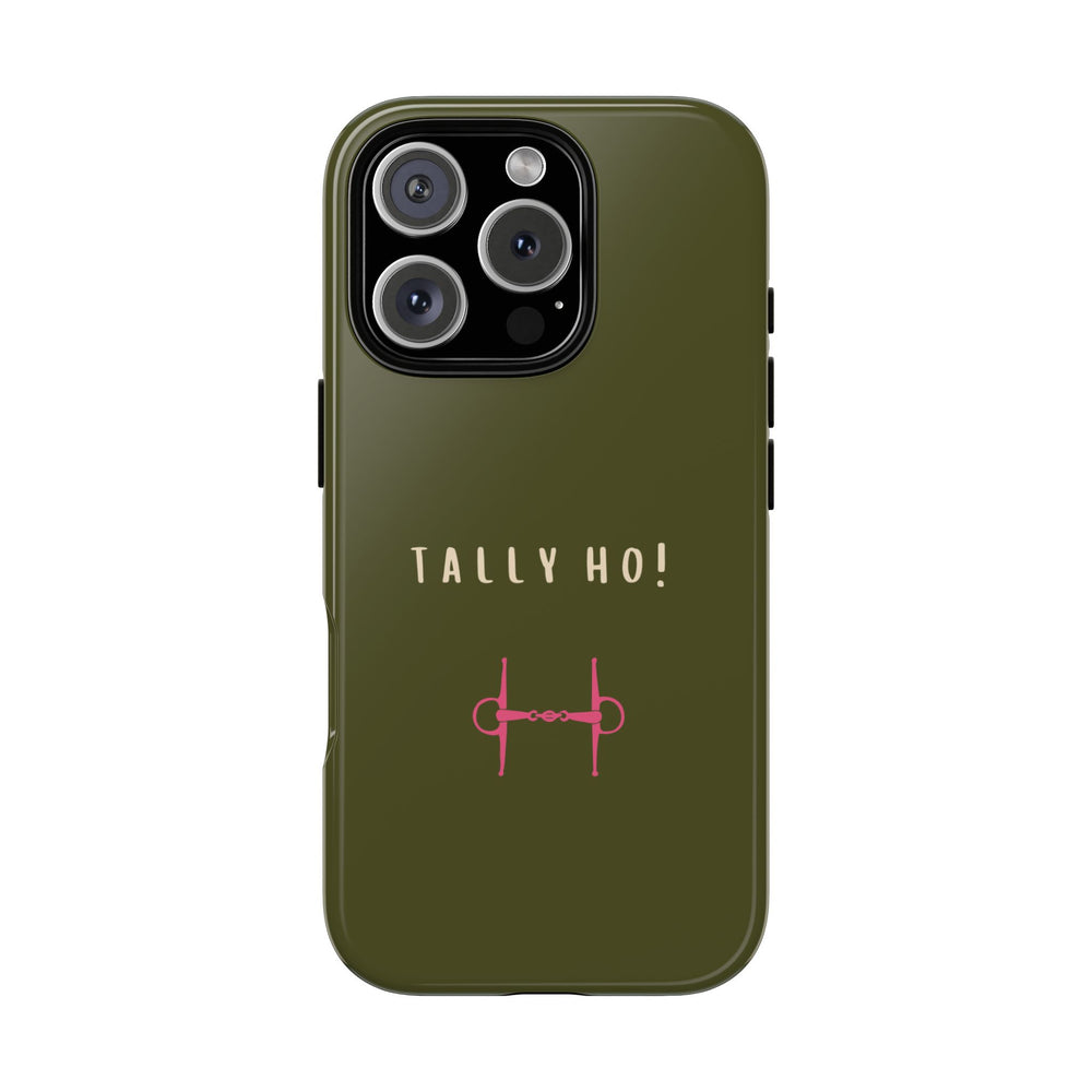 Green & Pink 'Tally Ho!' (Snaffle)