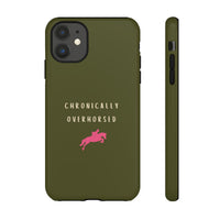 Green & Pink Chronically Overhorsed Case